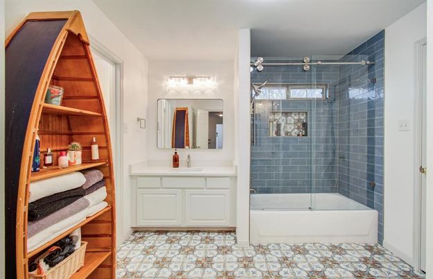 Bathroom, Glass Shower, Interior
