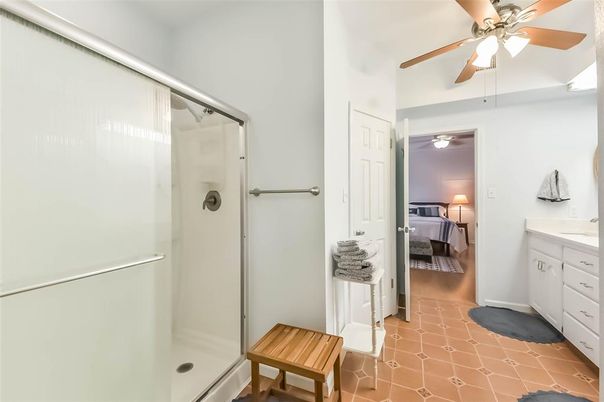 Bathroom, Bedroom, Glass Shower, Interior