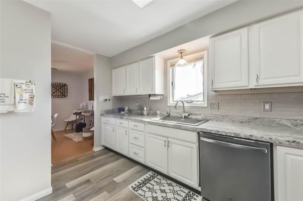 Interior, Kitchen, Wood Texture Flooring