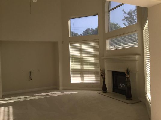 Empty room, Fireplace, Interior