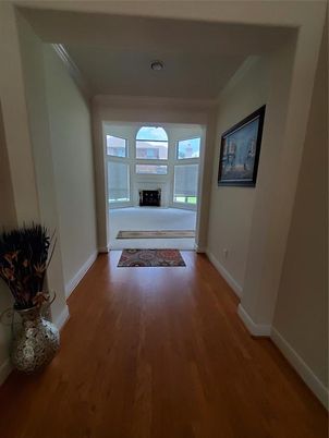 Fireplace, Interior, Recessed Lighting, Wood Texture Flooring
