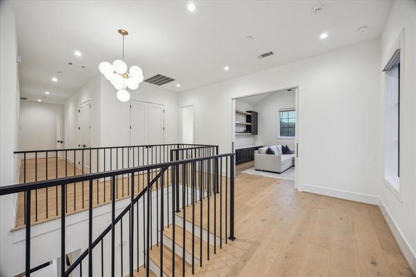 Chandelier, Interior, Recessed Lighting, Wood Texture Flooring