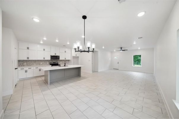 Interior, Kitchen, Pendant Lights, Recessed Lighting