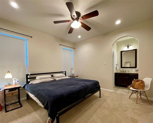 Bedroom, Interior, Recessed Lighting