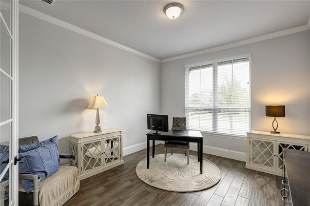 Home Office, Interior, Wood Texture Flooring