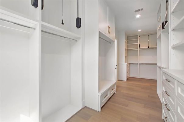 Interior, Recessed Lighting, Walk-in Closets, Wood Texture Flooring