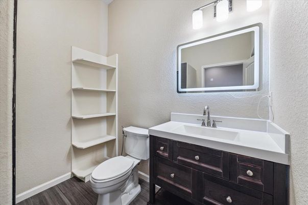 Bathroom, Interior, Wood Texture Flooring