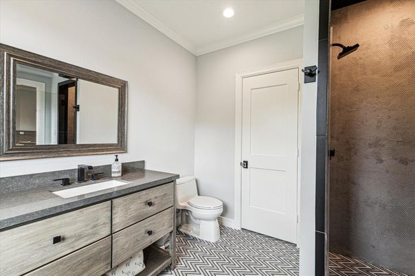 Bathroom, Interior, Recessed Lighting
