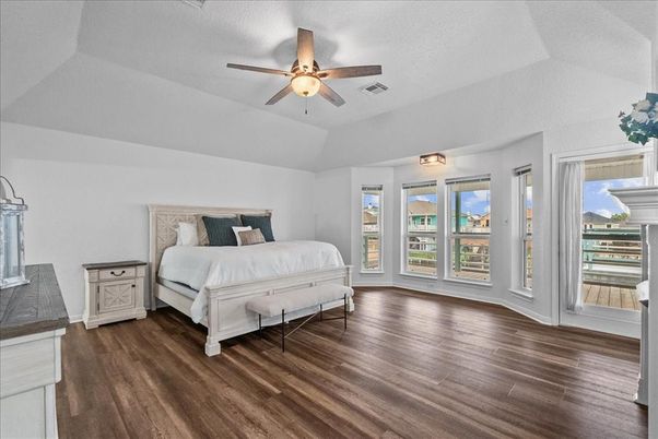 Bedroom, Interior, Wood Texture Flooring