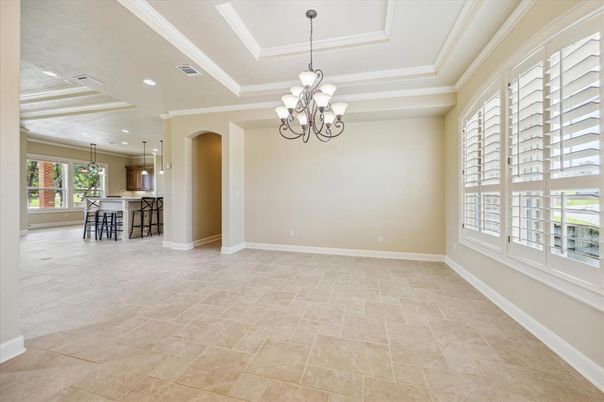 Chandelier, Empty room, Interior, Kitchen, Pendant Lights, Recessed Lighting