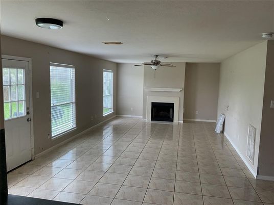 Empty room, Fireplace, Interior