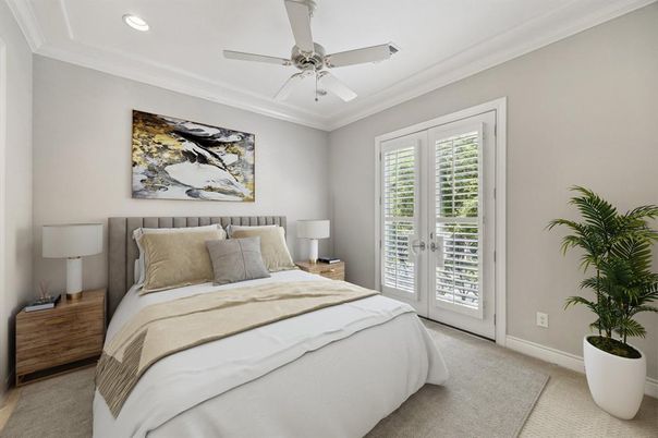 Bedroom, Interior, Recessed Lighting