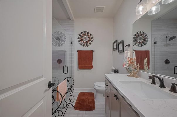 Bathroom, Glass Shower, Interior