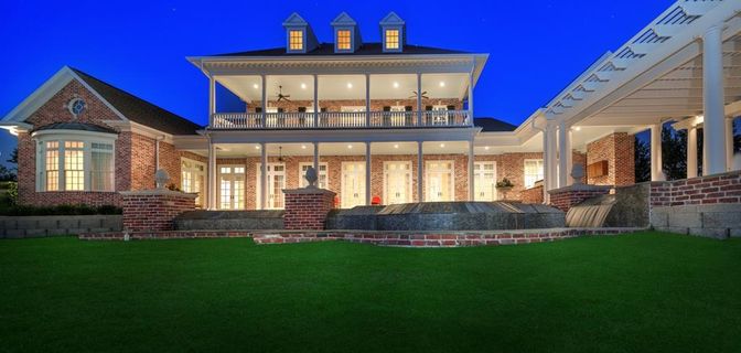 Backyard, Exterior, Facade, Brick Facade, Queen Anne Victorian