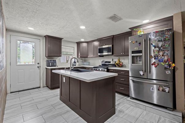 Interior, Kitchen, Recessed Lighting, Stainless Steel Appliances