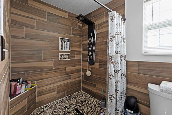 Bathroom, Interior, Wooden Walls