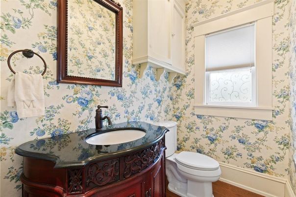 Bathroom, Interior, Wood Texture Flooring