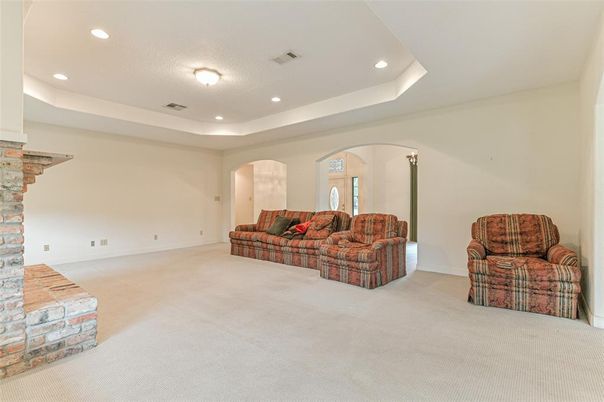Interior, Living room, Recessed Lighting