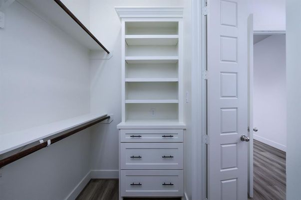 Interior, Walk-in Closets, Wood Texture Flooring