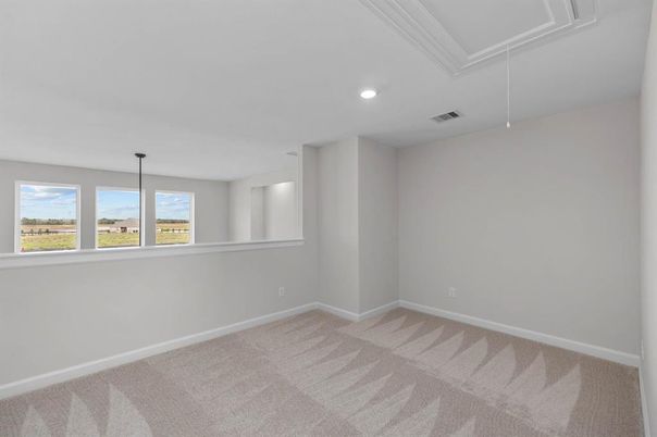 Empty room, Interior, Recessed Lighting
