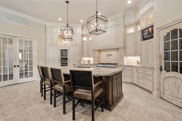 Interior, Kitchen, Pendant Lights, Recessed Lighting