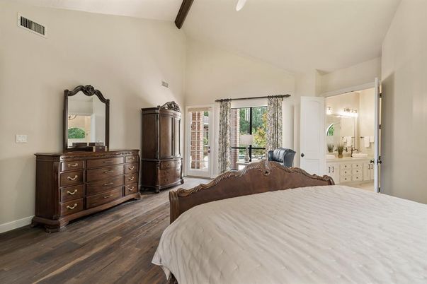 Bedroom, Interior, Wood Texture Flooring