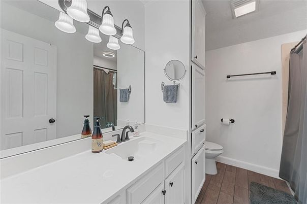 Bathroom, Interior, Wood Texture Flooring