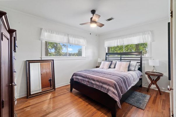 Bedroom, Interior, Wood Texture Flooring