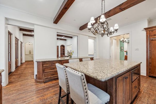 Chandelier, Interior, Wooden Beams, Wood Texture Flooring