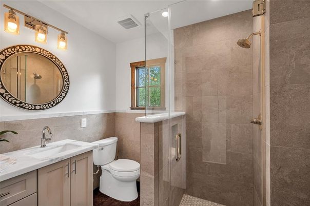 Bathroom, Glass Shower, Interior