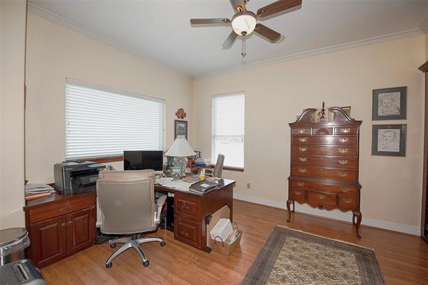 Home Office, Interior, Wood Texture Flooring