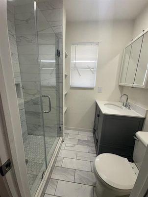 Bathroom, Glass Shower, Interior, Marble, Marble Walls