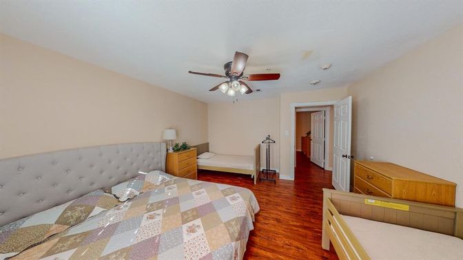 Bedroom, Interior, Wood Texture Flooring