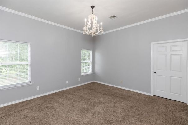 Chandelier, Empty room, Interior