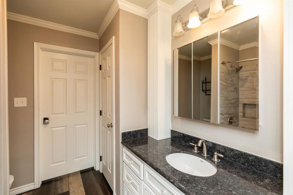 Bathroom, Interior, Wood Texture Flooring