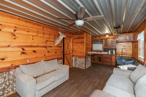 Interior, Living room, Wood Texture Flooring, Wooden Walls