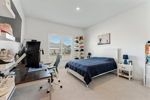 Bedroom, Home Office, Interior, Recessed Lighting
