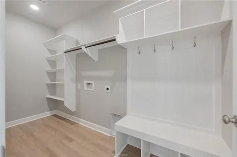 Interior, Recessed Lighting, Walk-in Closets, Wood Texture Flooring
