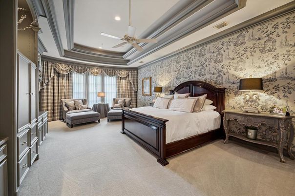 Bedroom, Interior, Recessed Lighting