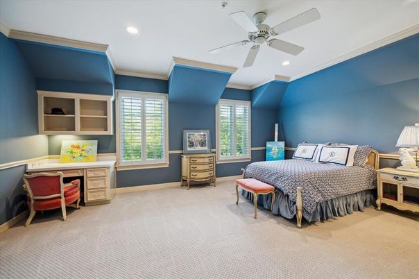 Bedroom, Home Office, Interior, Recessed Lighting
