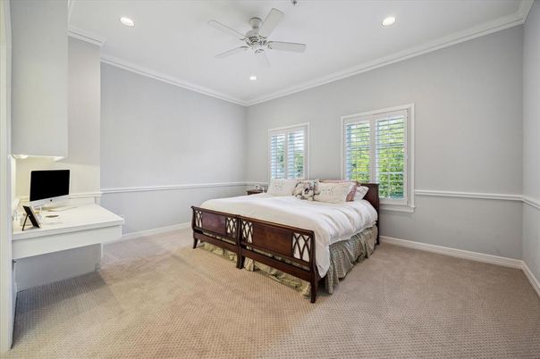 Bedroom, Interior, Recessed Lighting