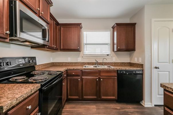 Interior, Kitchen, Wood Texture Flooring