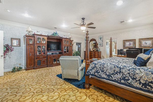 Bedroom, Interior, Recessed Lighting