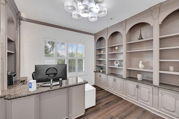 Home Office, Interior, Wood Texture Flooring