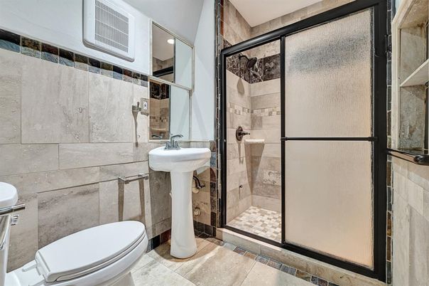 Bathroom, Glass Shower, Interior