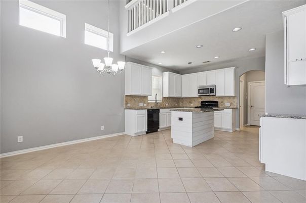 Chandelier, Interior, Kitchen, Recessed Lighting