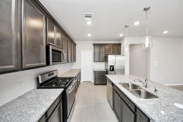 Interior, Kitchen, Pendant Lights, Recessed Lighting