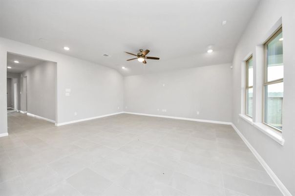 Empty room, Interior, Recessed Lighting