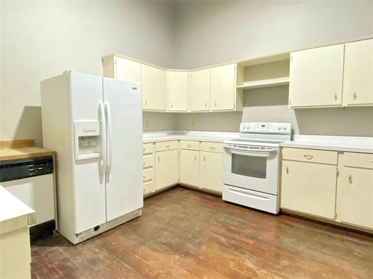 Interior, Kitchen, Wood Texture Flooring