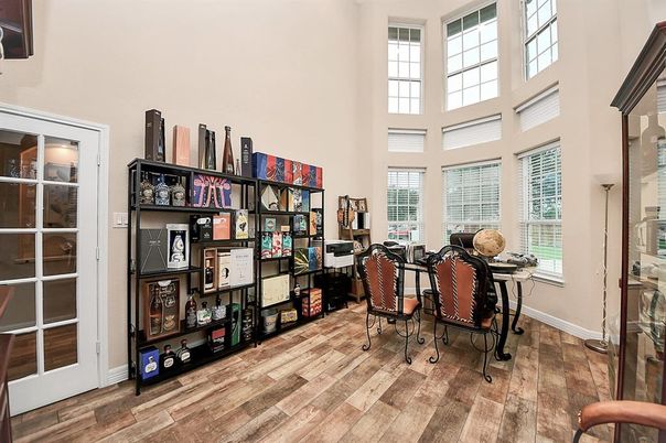 Home Office, Interior, Wood Texture Flooring